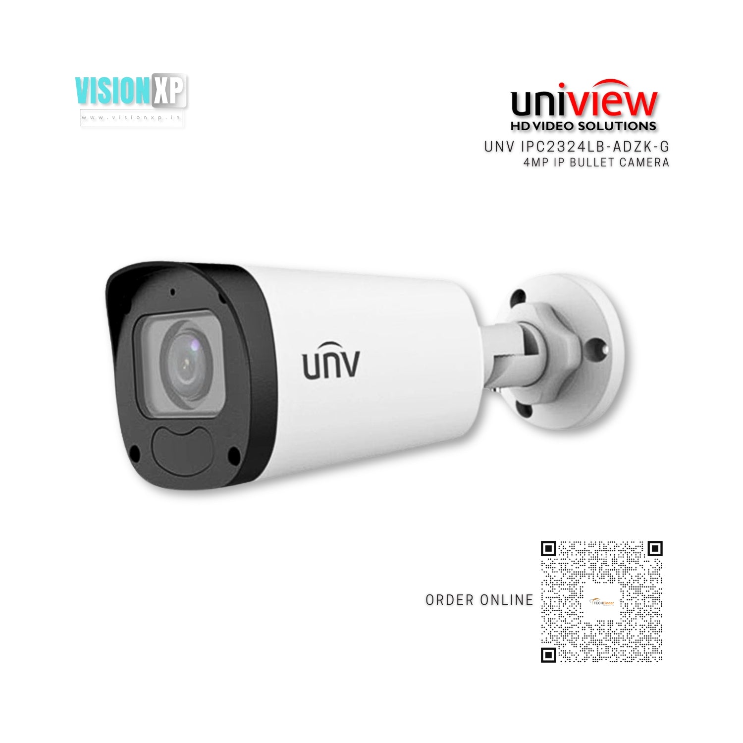 UNV IPC2324LB-ADZK-G 4MP HD IR Bullet Network IP Camera UNV IPC2324LB-ADZK-G 4MP HD IR Bullet Network IP Camera